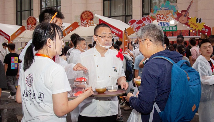 以食為媒，淮揚菜品鑒堂受邀參展“北京國際美食薈”